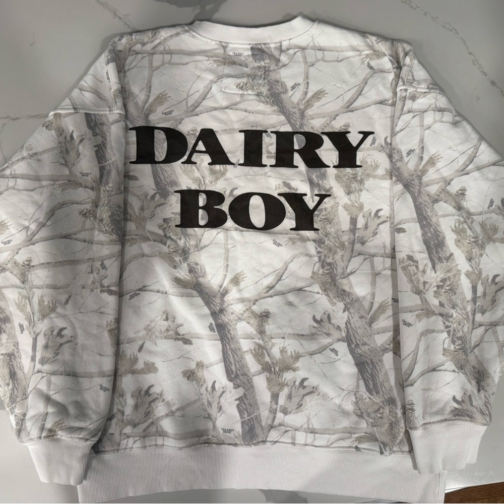 Dairy Boy Crew white camo